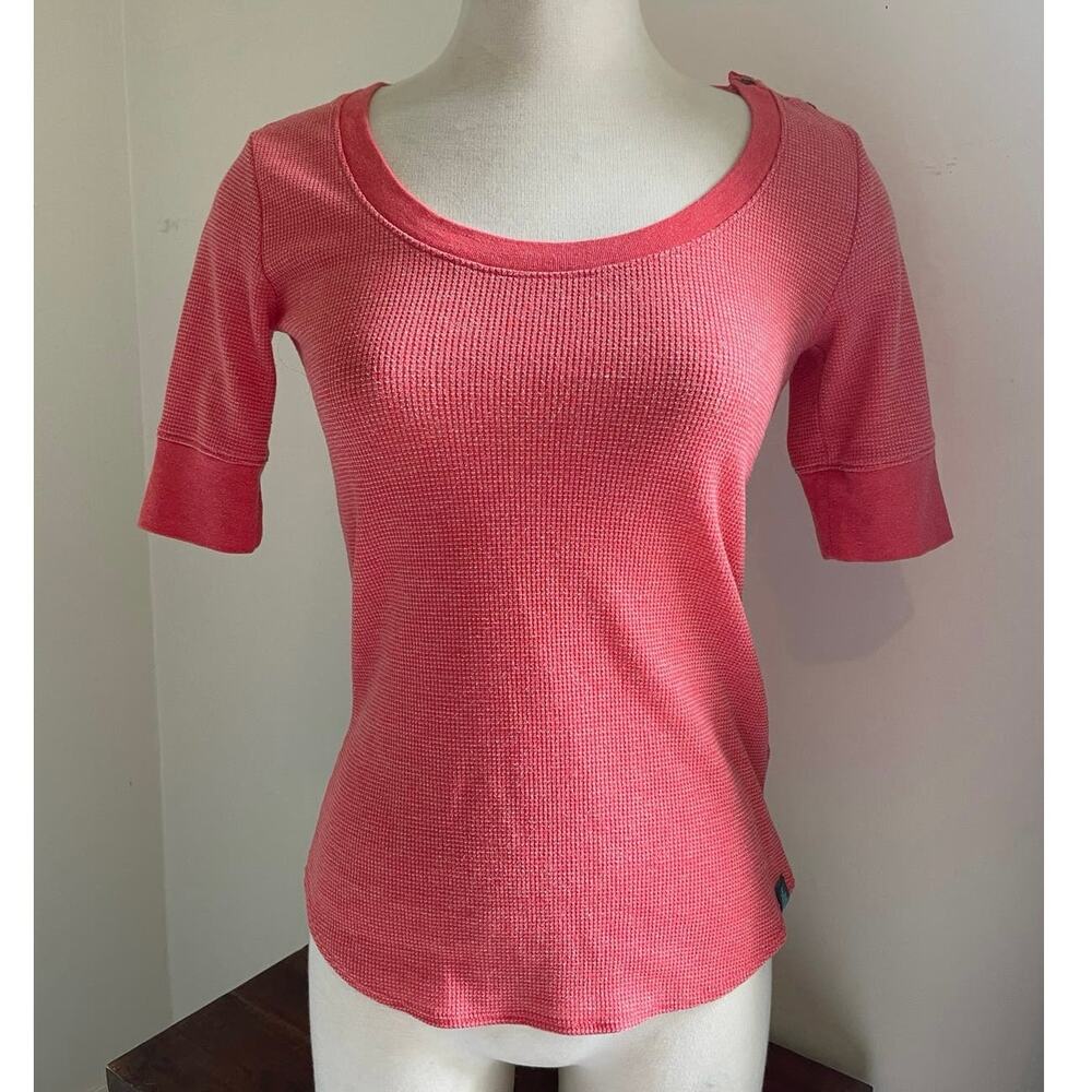 The North Face Size Small Womens Shirt Waffle Knit Active‎ Hike Outdoor